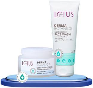 LOTUS Derma Deep Hydra Creme & Blemish Free Face Wash