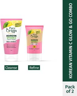 Pure Origin BB+ Cream & Vitamin C Bright Boosting Face Wash Combo