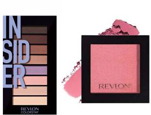 Revlon ColorStay Eyeshadow Palette (Insider) & Blush Powder (Mauvelous) Combo