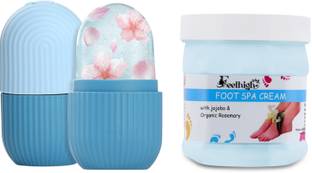 feelhigh Ice Roller-10ml -Multicolor -With Foot spa Cream -500ml