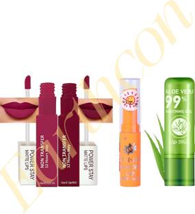 Earthcon Comfort Matte Bullet Lipstick & Hydrating Lip Balm