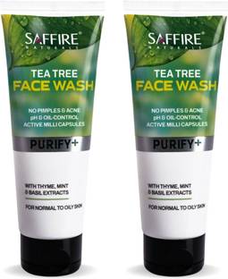 SAFFIRE Natural Purifying Tea Tree  Face Wash