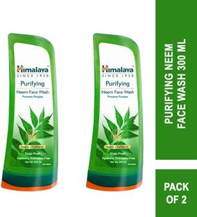 HIMALAYA PURIFYING NEEM FACE WASH 300ML (pack of 2) Face Wash