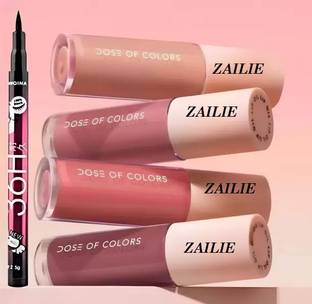 Zailie Long lasting waterproof lipsticks with premium eyeliner