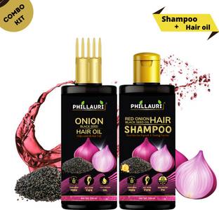 Phillauri Damage Repair Onion Hair oil and Shampoo Combo Kit