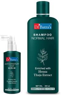 Dr Batra's Anti Dandruff Hair Serum and Normal Shampoo - 500 ml