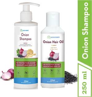 Kathiyawad "Anti Hair Fall Spa Range with Onion Hair Oil + Onion Shampoo for Hair Fall Control"