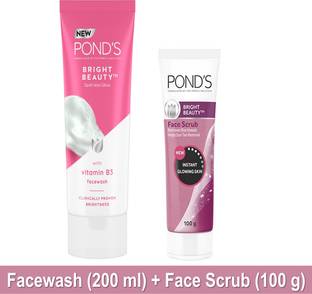 POND's Bright Beauty Facewash 200ml & Scrub�100g(2 Items in the set)