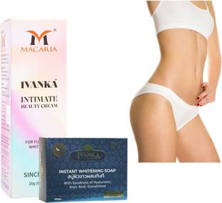 MACARIA Ivanka Intimate Beauty Vaginal Whitening Cream + Skin Whitening Soap for Women