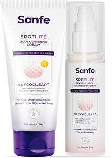 Sanfe Spotlite Body Lightening Combo For Dark & Tanned Neck, Underarms