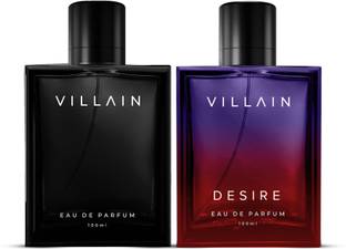 VILLAIN Magnetic Fragrance Combo (Classic, Desire 100 ml each) Eau de Parfum  -  200 ml