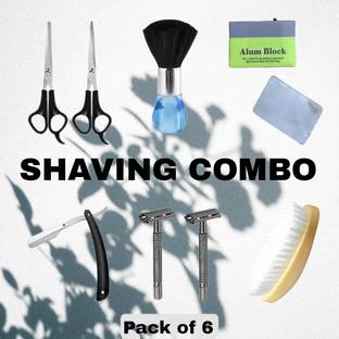 Glamezone 8 in 1 Shaving Kit for men with Travel Pouch | Gifts for men