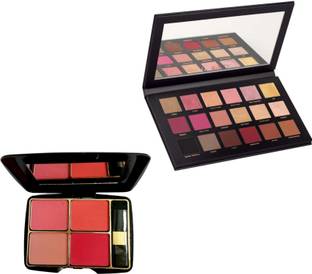 INDIANA HUDA SP 4IN1 Amazing Blusher & Rose Gold Edition Eyeshadow Palette(Multicolor)