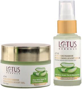 LOTUS HERBALS Active Aloe + Niacinamide Brightening Boost Active Pack