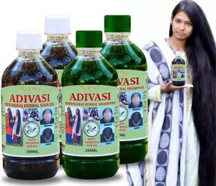 Growkesh Herbal Adivasi Bhringraj Anti Hairfall Hair Shampoo(250 ml)
