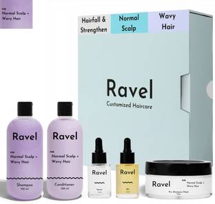 Ravel Hair Care Normal Scalp Wavy Hair - Shampoo, Conditioner, Mask, Serum, Oil