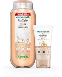 Mamaearth Rice Combo – Face Wash 150 ml & Body Wash 275 ml