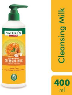 Nature's Essence Nourishing Cleansing Milk Almond & Honey, White, Fresh, 400 ml Face Wash