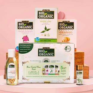 Indus Valley Bio Organic Acne Control Face Pack, Face Mask Safe for all Skin