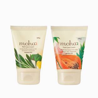 Moha Mani Pedi Kit| For soft and smooth feet| cracked and dry feet| Spa at home| Foot Care Cream 100gm and Nail Care Cream 100gm