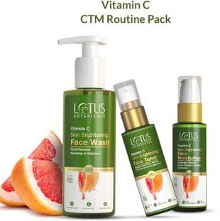 Lotus Botanicals Vitamin C CTM Routine Pack.