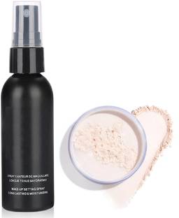 Aylily Makeup setting Fixer & makeup setting powder Compact