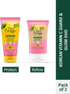 Pure Origin Vitamin C Gel Sunscreen (50g) & BB+ Cream (50g)