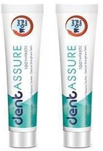 KINJPA PUFF%DENT-ASSURE NEEM TOOTHPASTE (NEEM , CLOVE , CALCIUM)100G 2X100G Toothpaste