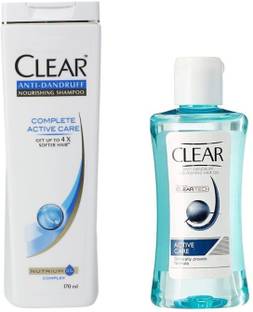 Clear ANTI DANDRUFF SHAMPOO + ANTI DANDRUFF HAIR OIL
