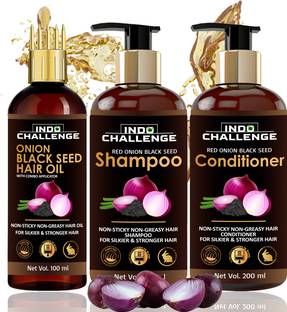 INDO CHALLENGE Anti Hairfall Combo kit for healthy Hair Growth