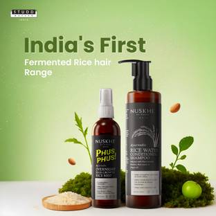 Nuskhe By Paras Xtrme Hair Growth Combo - Hair Mist and Rice Water Conditioning Shampoo