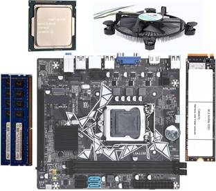 PreSolve H81 MotherBoard, I5-4th Gen , 128GB NVMe, 8+8GB DDR3 RAM, Free CPU Fan Combo Motherboard