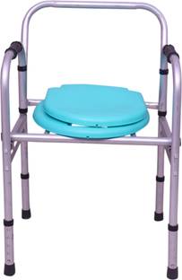 RELIES STORE Western Toilet Seat Anti Skid Commode Walker 2 in One (Commode Chair and Walker) Commode Chair