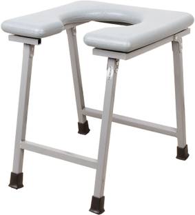 THE SRDVX 7 Powder Coated Commode Stool Indian Toilet Commode Chair for Adults Commode Chair