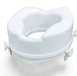 veayva RAISED TOILET SEAT 6 INCH |COMMODE SEAT ELEVATOR 6 INCH Commode Shower Chair
