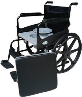markon 2 in 1 commode wheelchair Standard Foldable commode chair with wheels Commode Chair