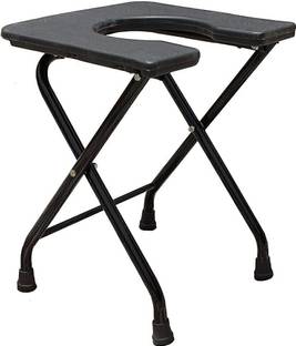 SEPBORN Disabled Man And Pregnant Woman Iron Shower And Bathing Room Mobile Commode Chair With Toilet Seat Comfortable Safe Toilet Stool Anti-Skid Without A Bucket Commode Chair