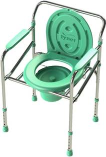Ashni Foldable Tynor Commode Chair Hight Adjustable Commode Chair