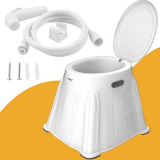 Kumar & sons Indian Toilet to Western Toilet Convertor | Portable Commode Stool for Adults Commode Shower Chair
