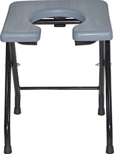 genocyte Commode Over Toilet, Bedside Commode Chair, Shower Seat with Removable Bucket Commode Chair