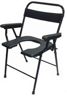 KDS SURGICAL Folding Bedside Commode - Porta Potty for Adults - Portable Toilet for Camping Shower Chair