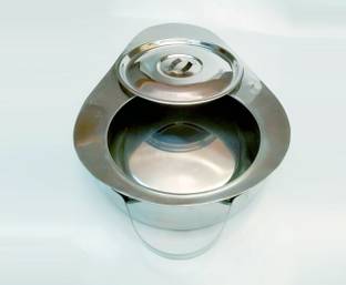 Bos Medicare Surgical Bedpan Urine Pot/Patient bed pot Stainless steel 1000Ml (Male) Commode Chair
