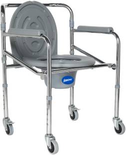 Simon's Classic commode chair with wheels Commode Chair