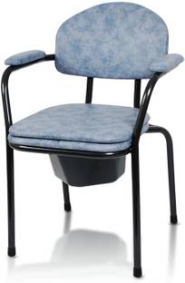 Vermeiren 9062 Adjustable Commode Chair, Sturdy Fixed Armrests, Upto120Kg Weight Capacity Commode Chair