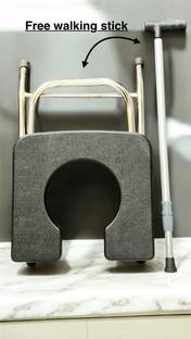 GROWDEALS unisex/ADULT Comfortable Safe057836 Commode Shower Chair