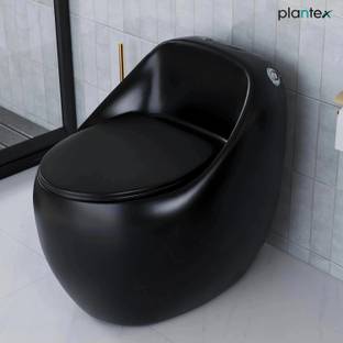 Plantex Commode for Toilet/Rimless Western Commode/One Piece Toilet with Soft Closing Toilet Seat - S Trap (APS-3004) Western Commode