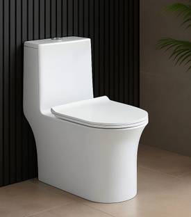 Eden Bath CT/ S TRAP 22cm OR 9inch/ RIMLESS/ Siphonic flush / Floor Mount/ 68*37.5*76cm/ 27*15*30inch/ EWCs / One Piece Toilet/ Western Commode
