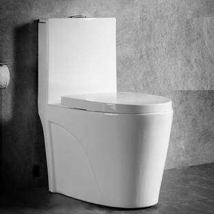 alpine ceramics • 117 - PREMIUM GRADE CERAMIC FLOOR MOUNTED ONE PIECE • ( S Trap ) 117 Western Commode