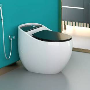 क्लेप्लस Preimum Grade Ceramic's One Piece Floor Mounted Commode वेस्टर्न कमोड