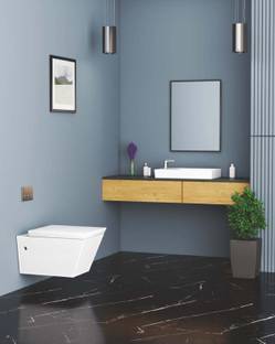 Eden Bath / Wall Mount/ 56*36*36.5cm/ 22*14*14inch/Wall Mount/ Wallhung Commode / Western Commode